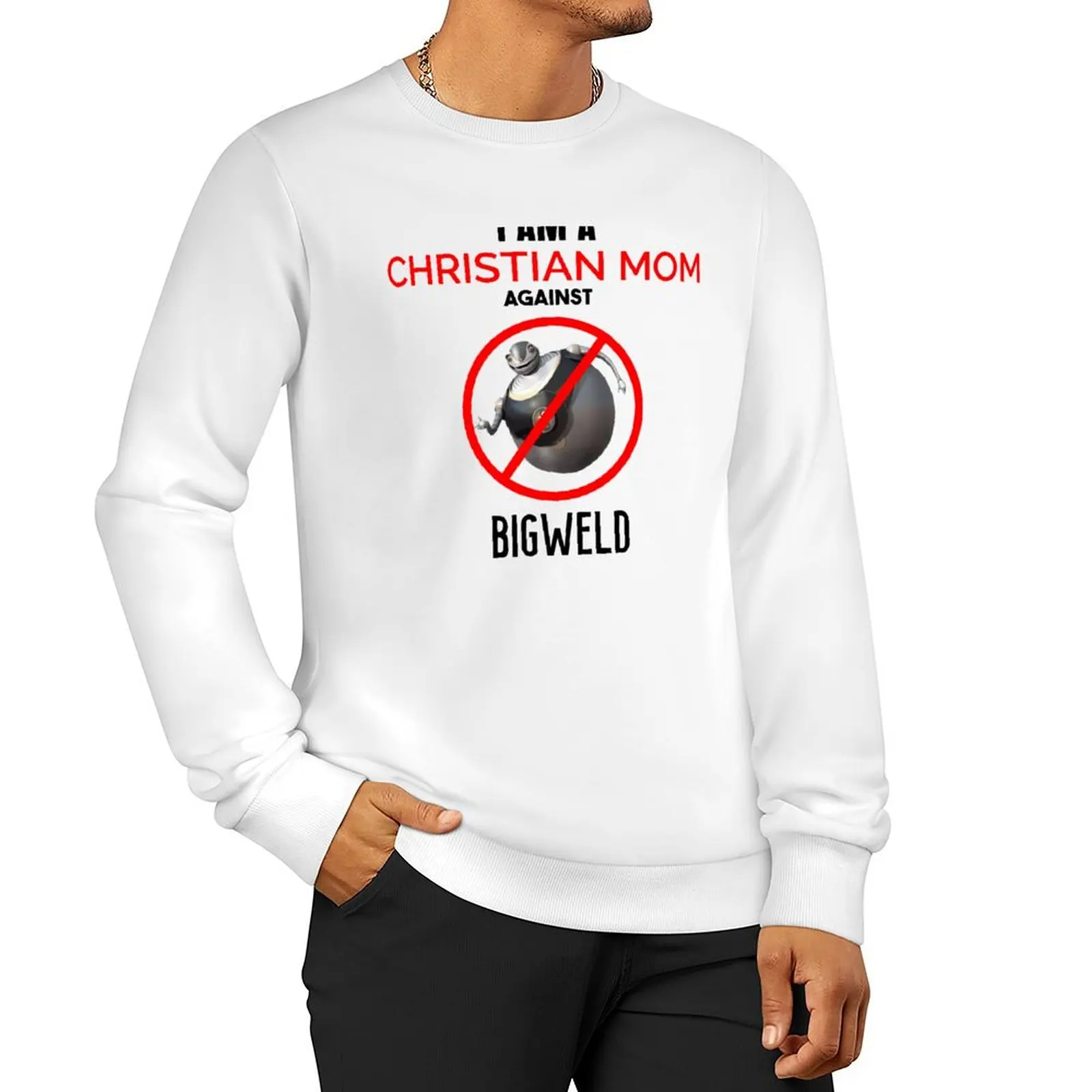 

Christian Mom against BIGWELD Sweatshirt tracksuit male clothes men's coat men's sweatshirt