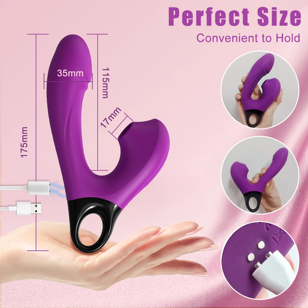 15 Modes Powerful Sex Toys Dildo Vibrator for Women G-Spot Sucker Clitoris Vacuum Stimulator Female Dildos Adult Products 18+