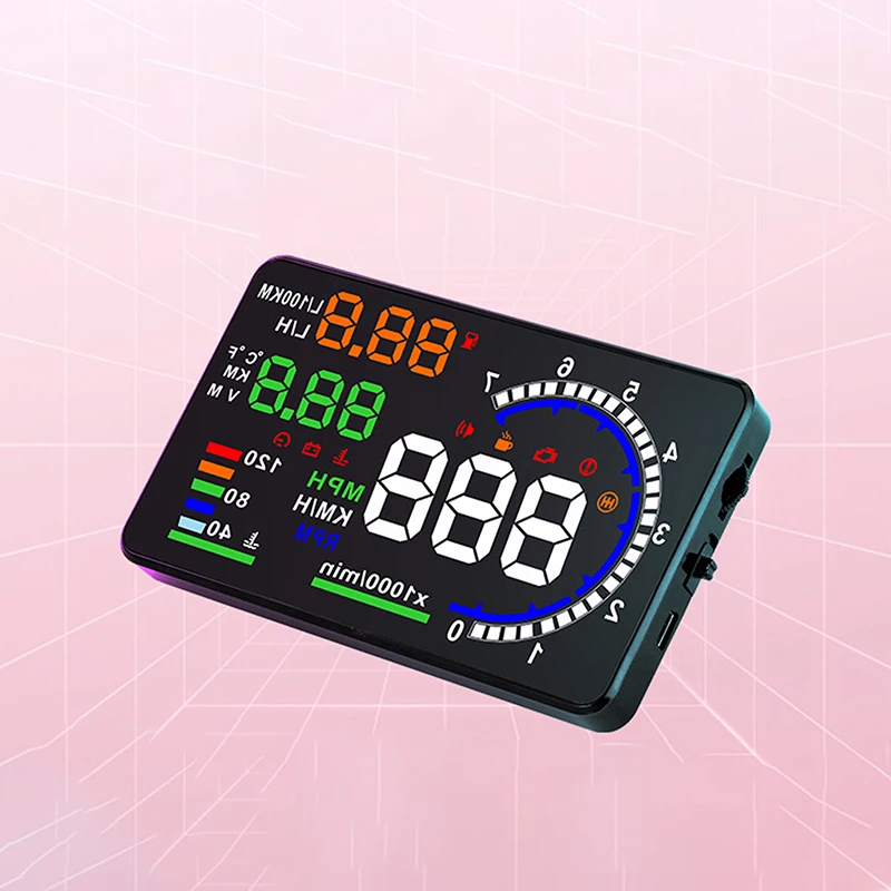 

Скорость автомобиля HUD Спидометр Расход масла Температура воды Проекционный дисплей Напряжение аккумулятора OBD Проектор лобового стекла Грузовик