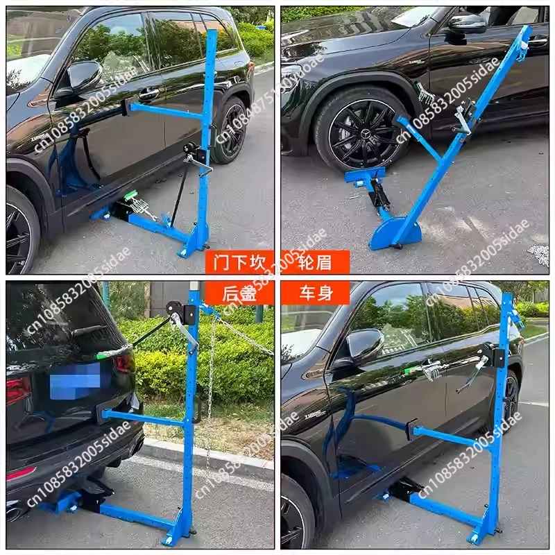 Latta sheet metal depression repair tool, body shaping calibration instrument, automotive data recovery puller tension frame