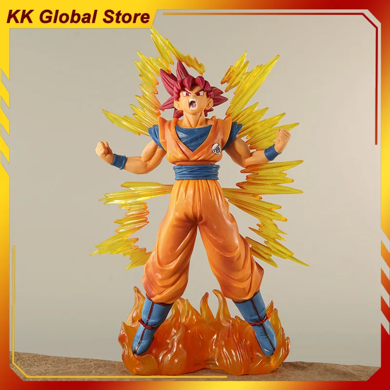 

25 см новый Dragon Ball аниме фигурка Сон Гоку периферийная модель сцена статуя украшение для рабочего стола детские рождественские подарки игрушки