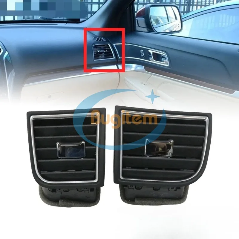 

Новая приборная панель автомобиля вентиляционное отверстие в сборе крышка вентиляционной решетки кондиционера FB5Z-19893-CA FB5Z-19893-CB для Ford Explorer 2016-2019