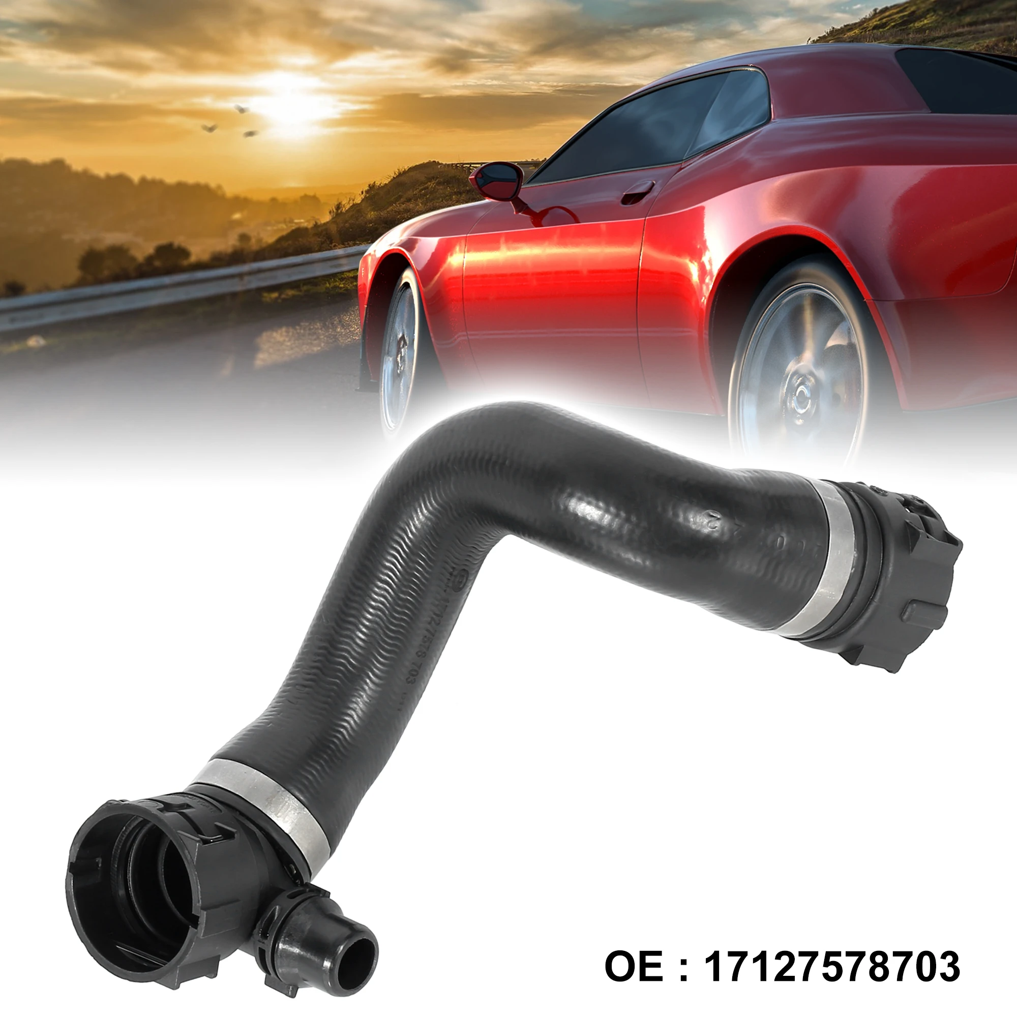uxcell-ラジエーター冷却水ホース-エクスパンションタンクから-17127578703-bmw-x5-2011-2013用