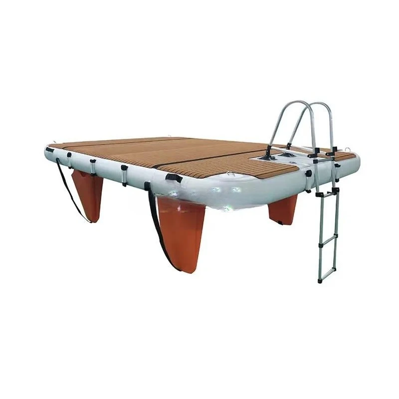 Customized inflatable and outdoor entertainment platform floating dock
