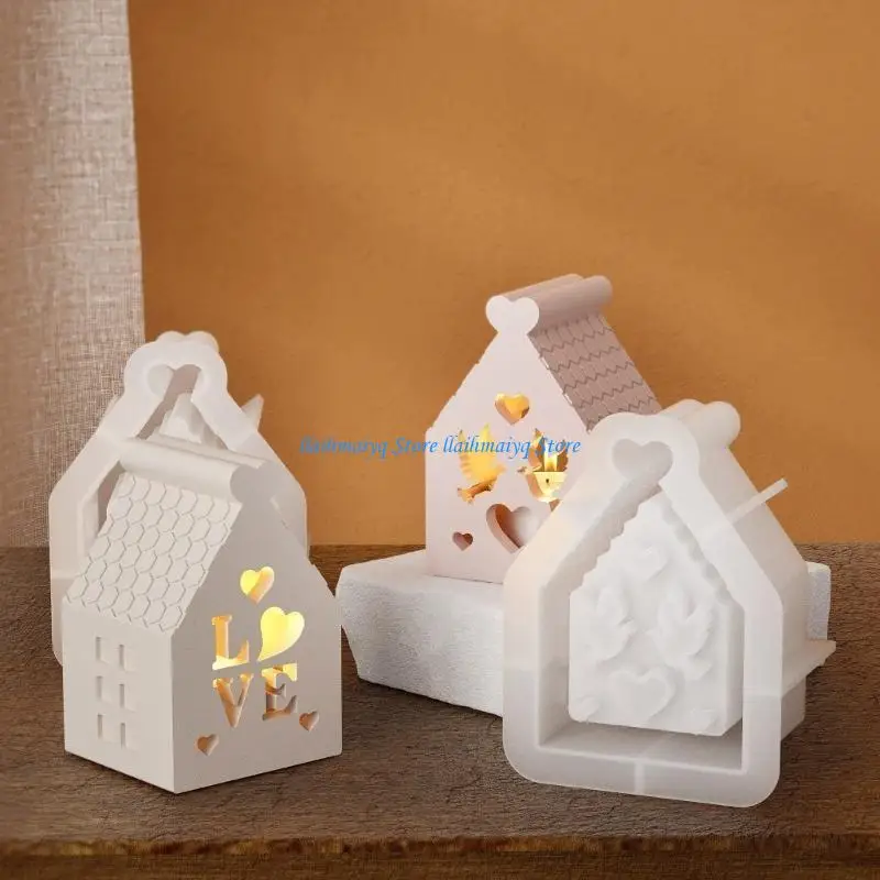 

573B Silicone Holder Mold for Home Decoration and Crafts Night Light Mould