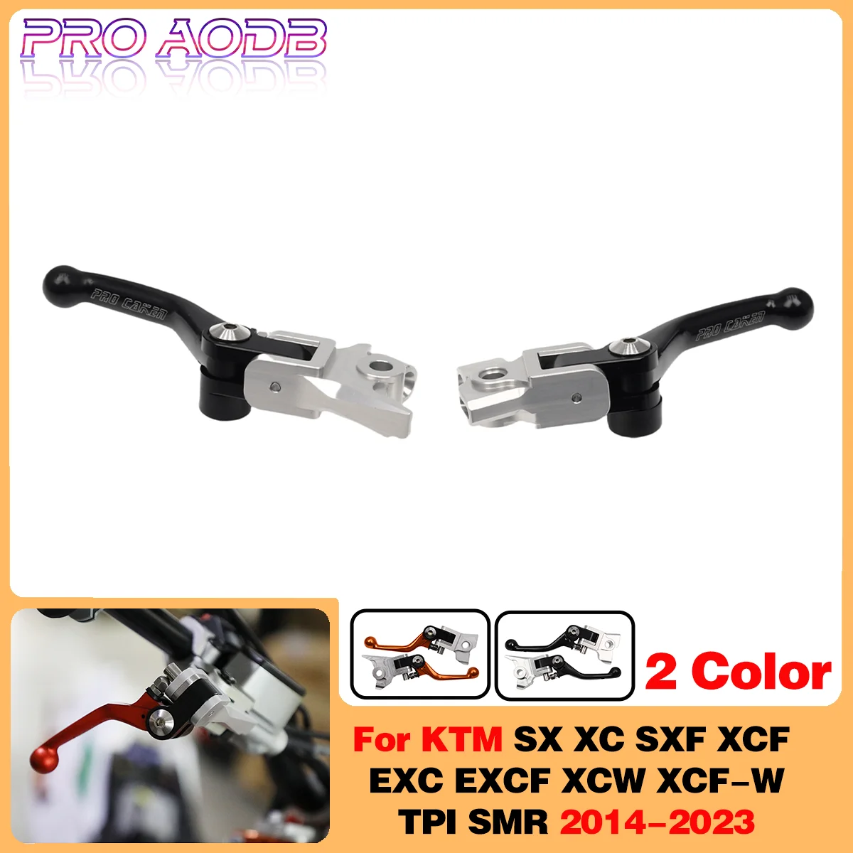 

PRO CAKEN CNC Motocross parts Brake Clutch Lever Handle For KTM SX XC SXF XCF XCW EXC EXCF XCFW TPI SMR 125-500CC 2016 2017-2023