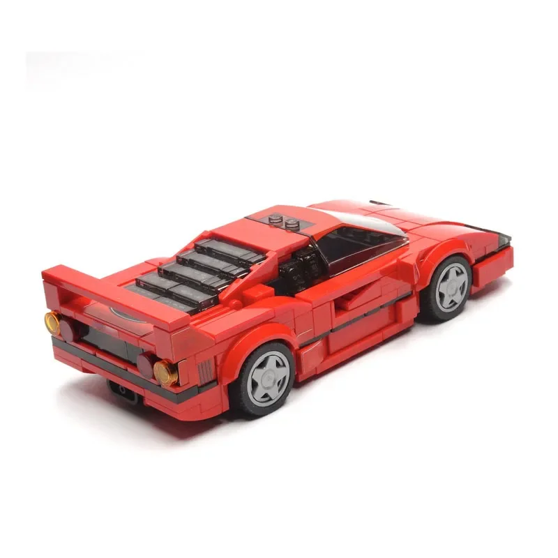 MOC-60667F40thAnniversaryIconic และหนึ่งในซูเปอร์คาร์ที่ได้รับการยอมรับที่สุดประกอบอาคาร Blockmodel ของเล่นวันเกิดสําหรับเด็กปัจจุบัน