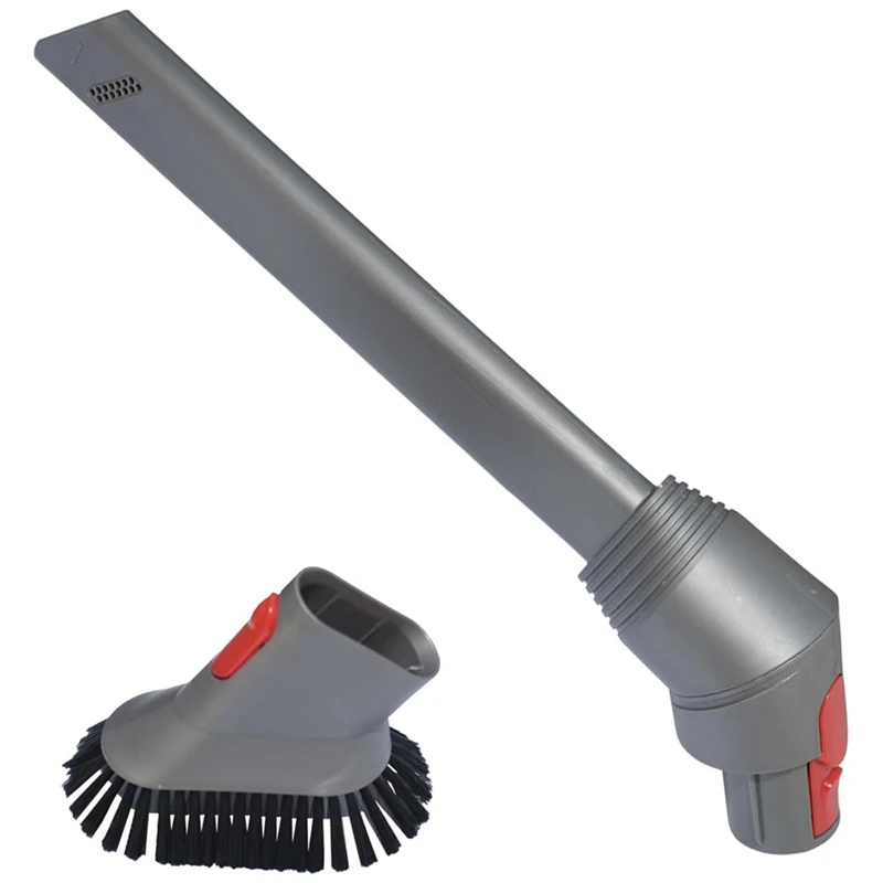 For Dyson V7 V8 V10 V11 V12 V15 Combination Dust Brush & Narrow Slit Corner Crevice Nozzle Tool - Vacuum Accessories