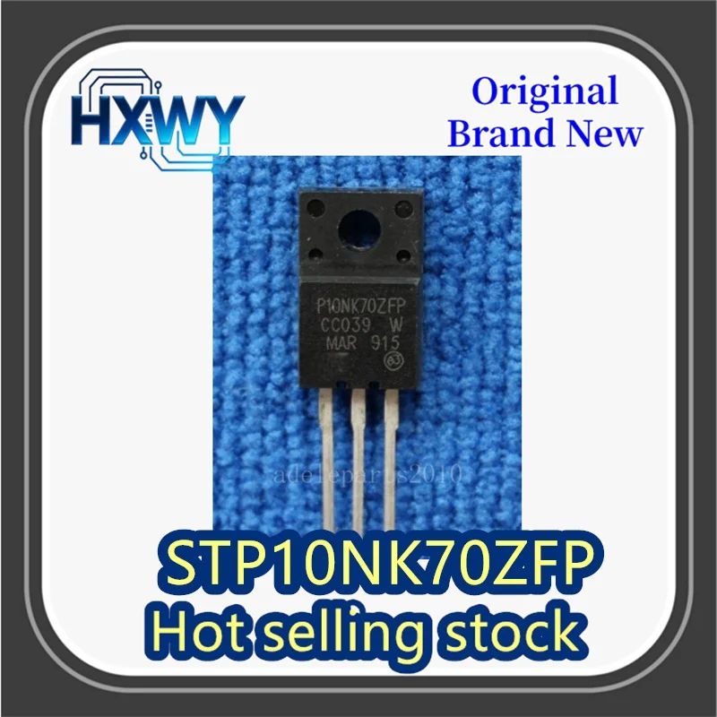 

(10/50 pieces) STP10NK70ZFP P10NK70ZFP TO-220 MOSFET 10A 700V Brand New Original