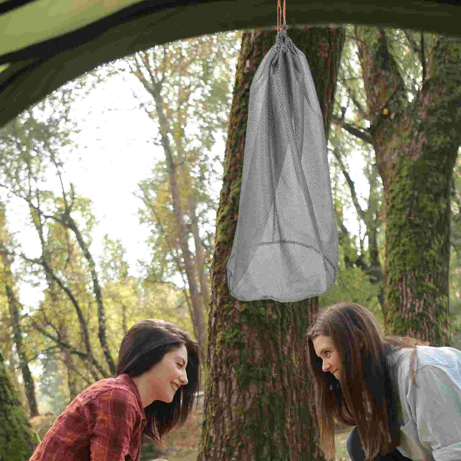 Outdoor Camping Sleeping Bag Storage Hiking Stuff Sack Large Drawstring Clothes Accessories Travel Net