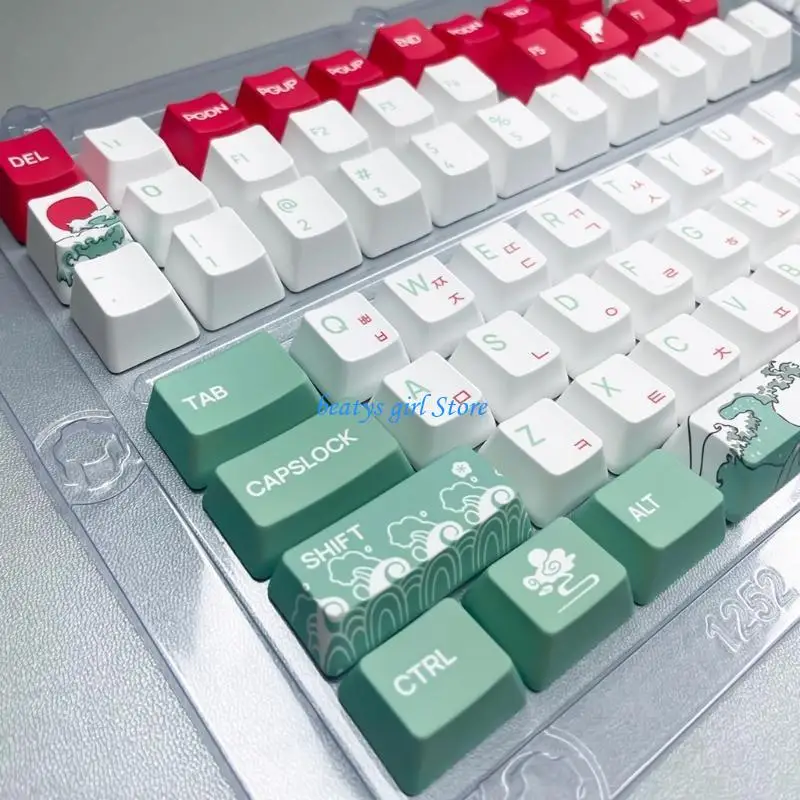 

C7AB Quality PBT Keycaps Korean Keycaps for Typing Comfortable Touches Key Caps