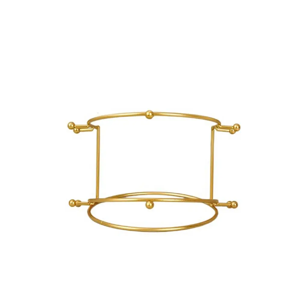 

Unique Iron Crown Display Stand Three-tier High Capacity Crown Stand Holder Gold Crown Headband Display Rack Exhibition