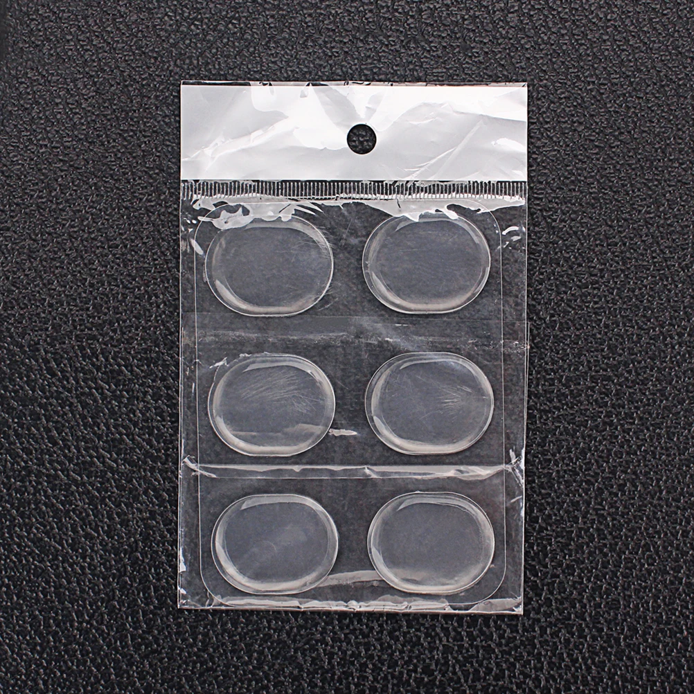 

6 Pcs Mute Pad Professional Drum Accessories Muffler Self-adhesive Noise-absorbing Silicone Damper