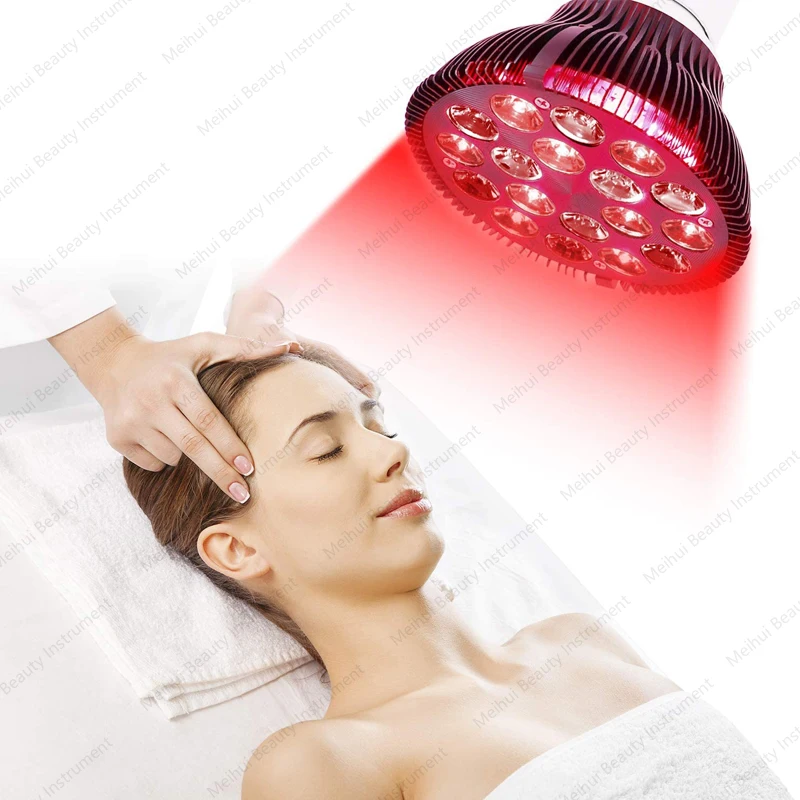 

Factory Portable E27 54w Handheld Face Light Emitting Diode Infrared Device 660nm 850nm Professional Red Light Therapy Bulb