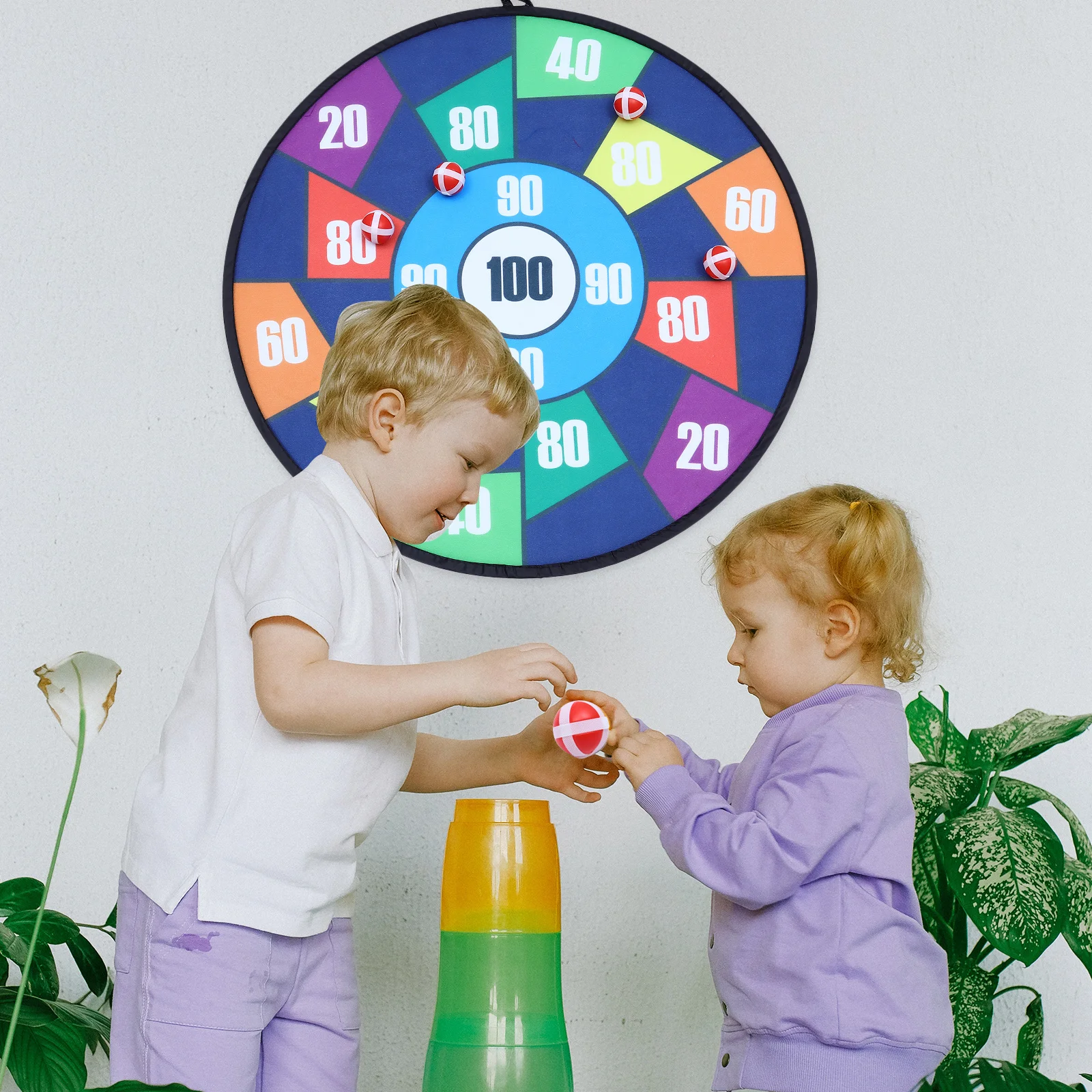 1 set 1 Set Sticky Ball Portable Throwing Game For Kids Adults Outdoor Indoor Activity Educational Sports Board Plaything