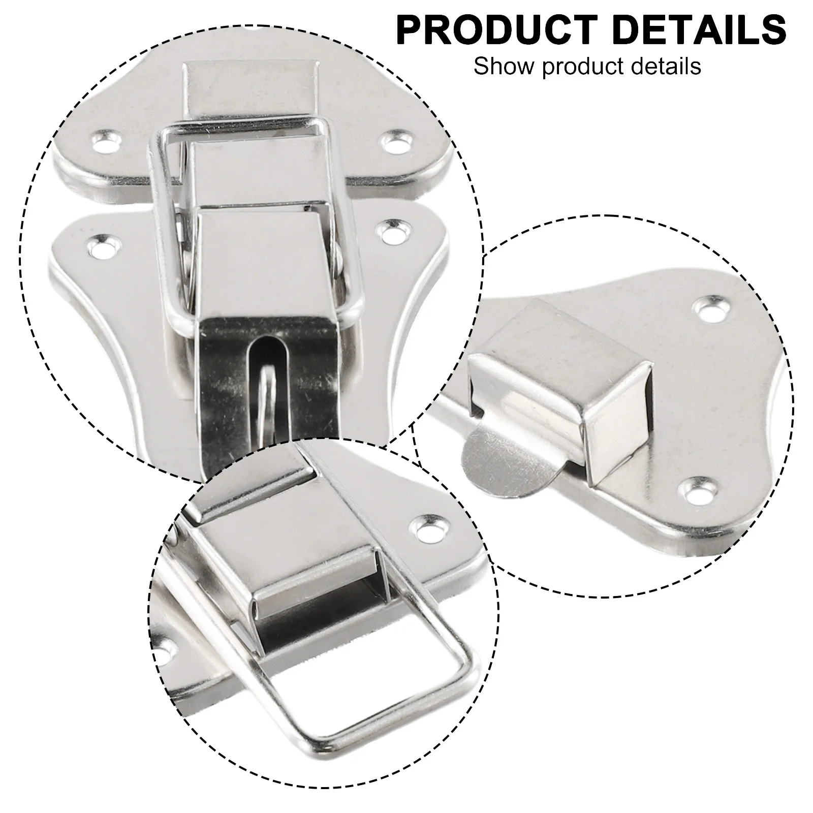 Hardware Clasps Screws Hardware Fittings Silver Fantastic Quality High Quality Practical For Jewellery Box 5pcs
