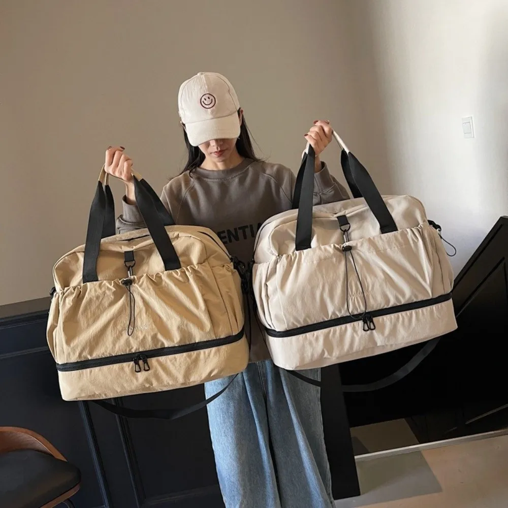 

Новая водонепроницаемая сумка для багажа, нейлоновая дорожная сумка большой емкости на молнии, дорожная сумка для мужчин и женщин