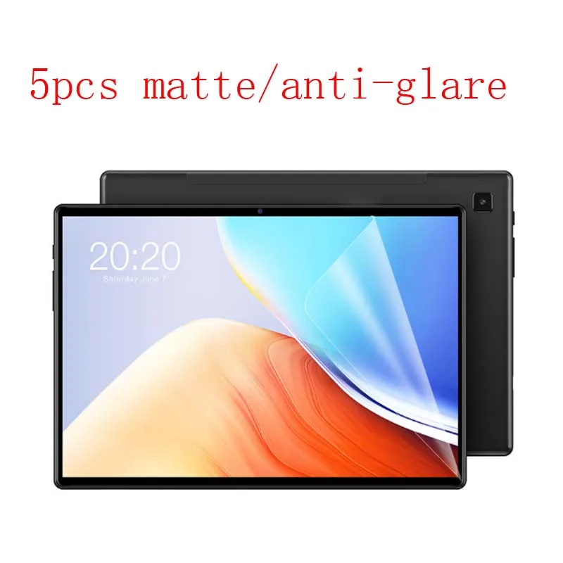 

Matte anti-glare Screen Protector Plastic Film For Teclast P20S/P25T/P30 Air/P30S/P40HD/M40S/M40 Plus 5pcs in 1 package