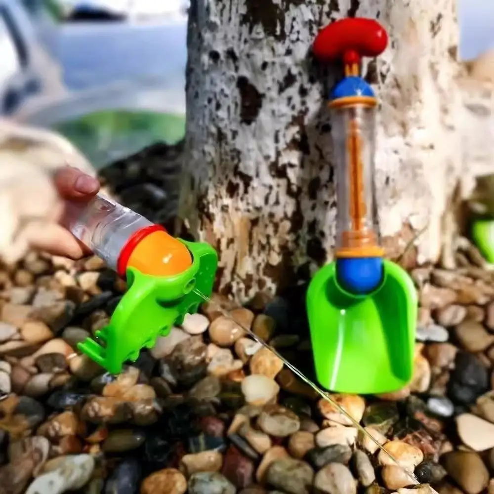 プラスチック水の戦いビーチおもちゃシャベル手持ち水スプレーおもちゃ単管漫画引っ張りタイプスプリンクラーおもちゃ