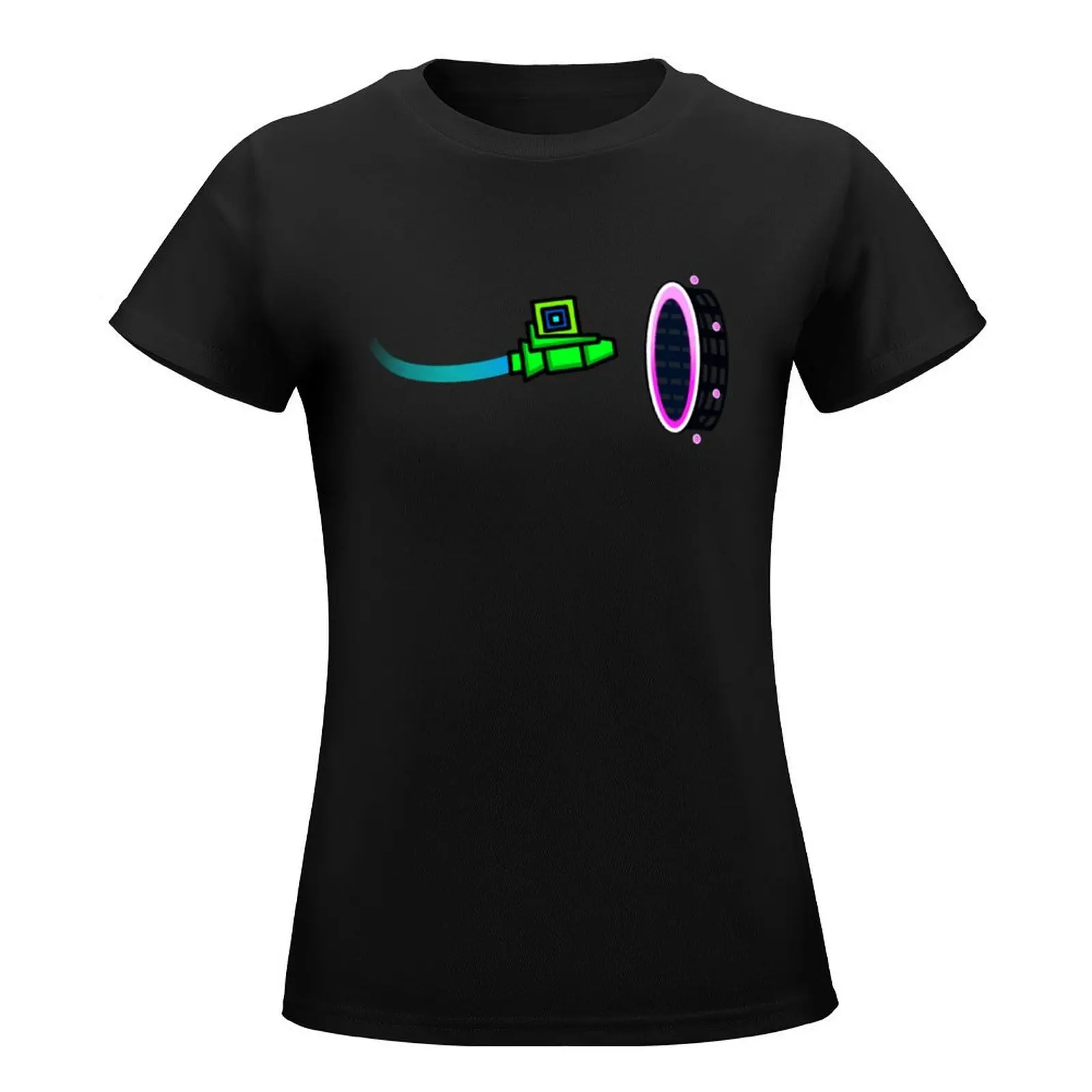 Geometry Dash T-Shirt aesthetic clothes summer clothes funny korean fashion cotton t shirts Women