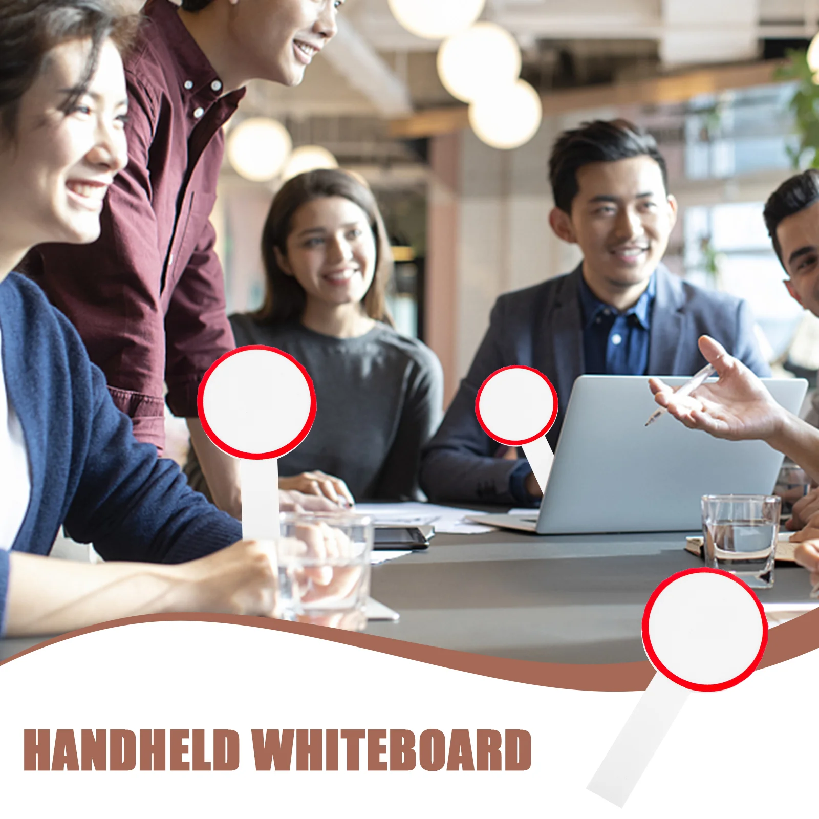 2 Board Handheld Whiteboard Blank Scoring signiert Bild Schaum Quick Response Boards Bürobedarf stationär