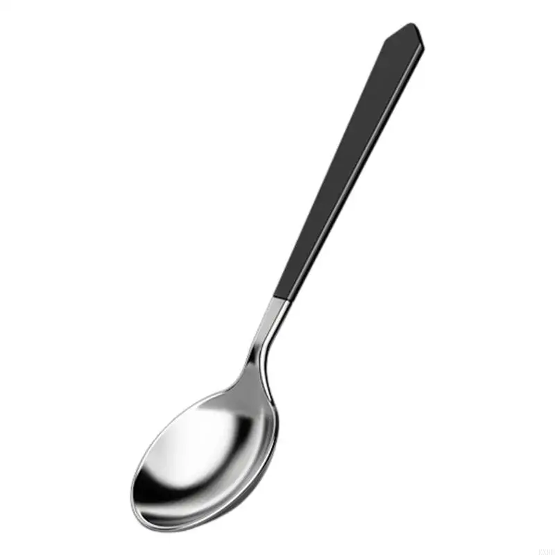 Multipurpose 304 Stainless Steel Spoon For Coffee Tea And Dessert Preparation Coffee Stirring Tool With Ergonomic Handle KXRE