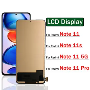 Bilashmart LCD Display Xiaomi Redmi Note 11 11S Pro 4G 5G Touch Screen Digitizer Panel Assembly 2201117TG 2201117SG Screen Display