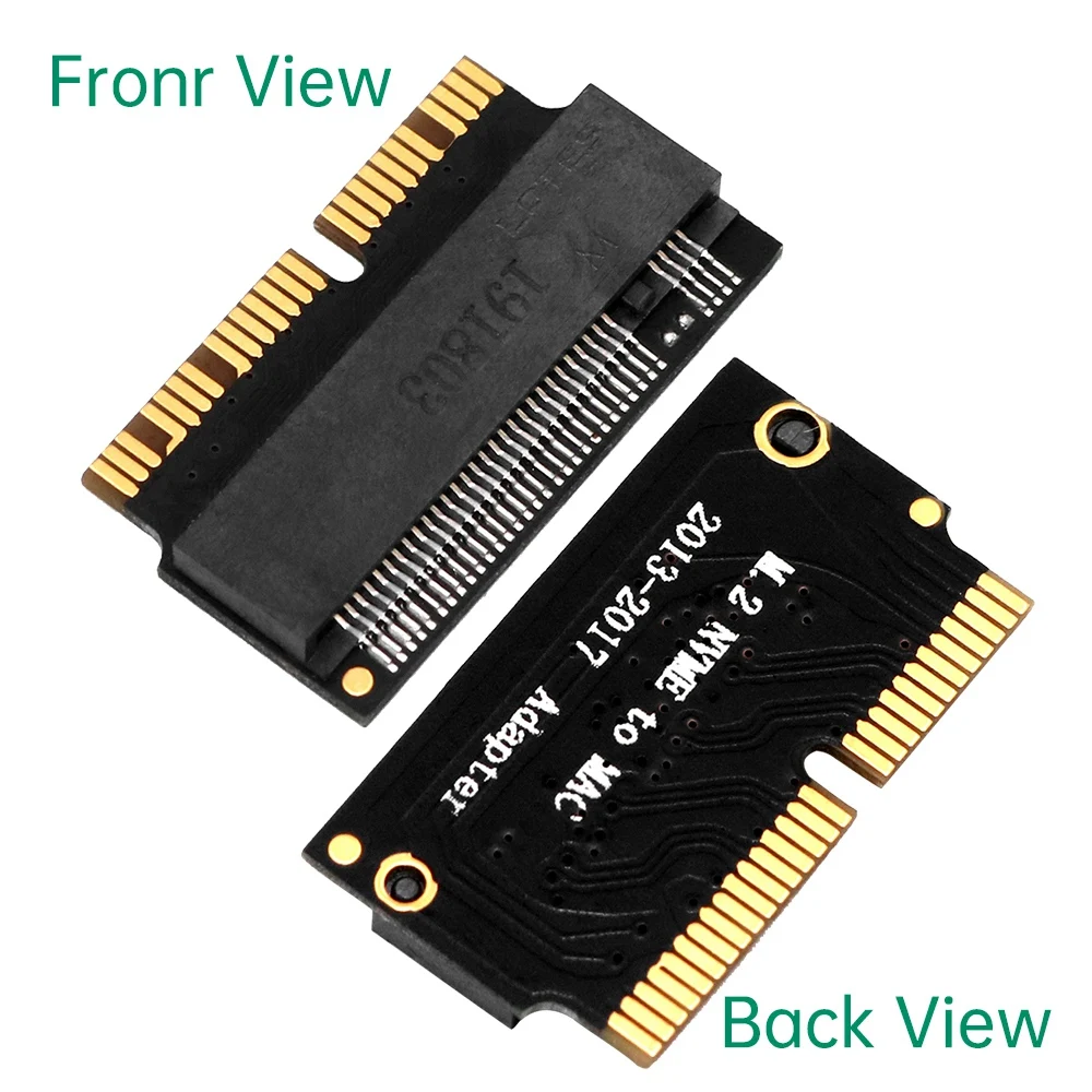 M.2 NVME SSD Convert Adapter for MacBook Air Pro Retina Mid 2013-2017 NVME/AHCI SSD Kit for A1465 A1466 A1398 A1502