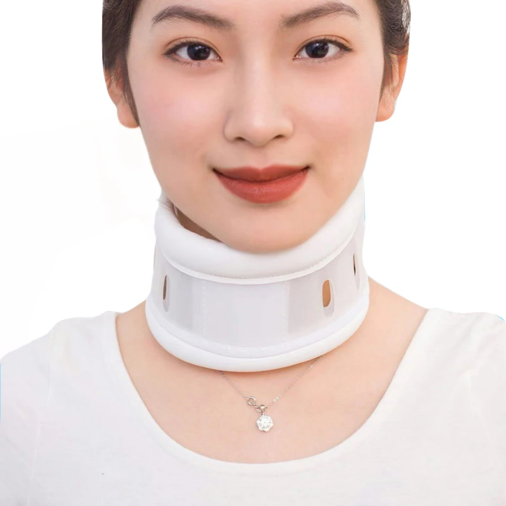 

Cervical Neck Brace Collar with Chin Support for Stiff Relief Cervical Collar Correct Neck Support Pain Bone Care Health