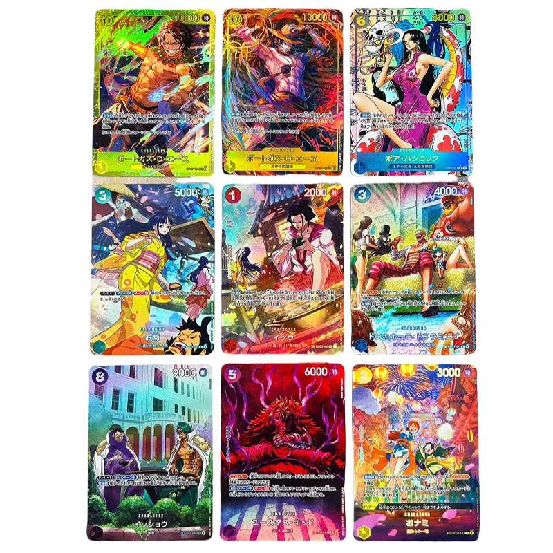 54pcs/set One Piece OP07 TCG OPCG Replica Japanese Version Boa Hancock Sanji Aramaki Nami Doflamingo Game Anime Collection Cards