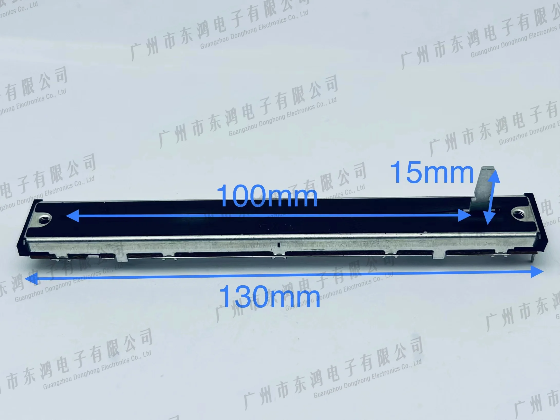 1 PCS alps 128MM straight slide potentiometer with midpoint 4-pin B50K shaft length 15MM