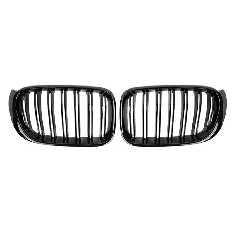 Better-Auto Grill Accessories Front Double Line Grille Replacement Racing Grills For BMW X3 X4 F25 F26 2014-2017