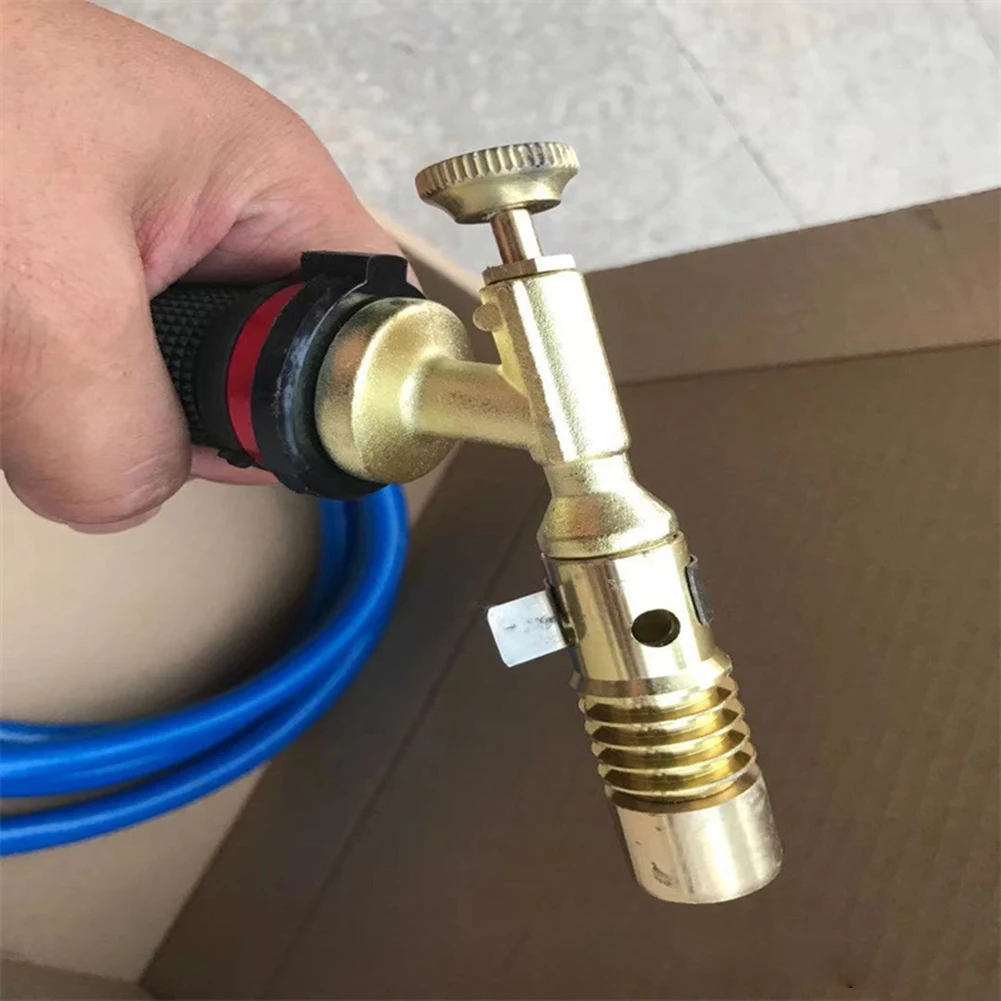 All Copper Liquefied Gas Welding Torch Designed for Portable Use with Efficient Temperature Control Suitable for Metal Repairs