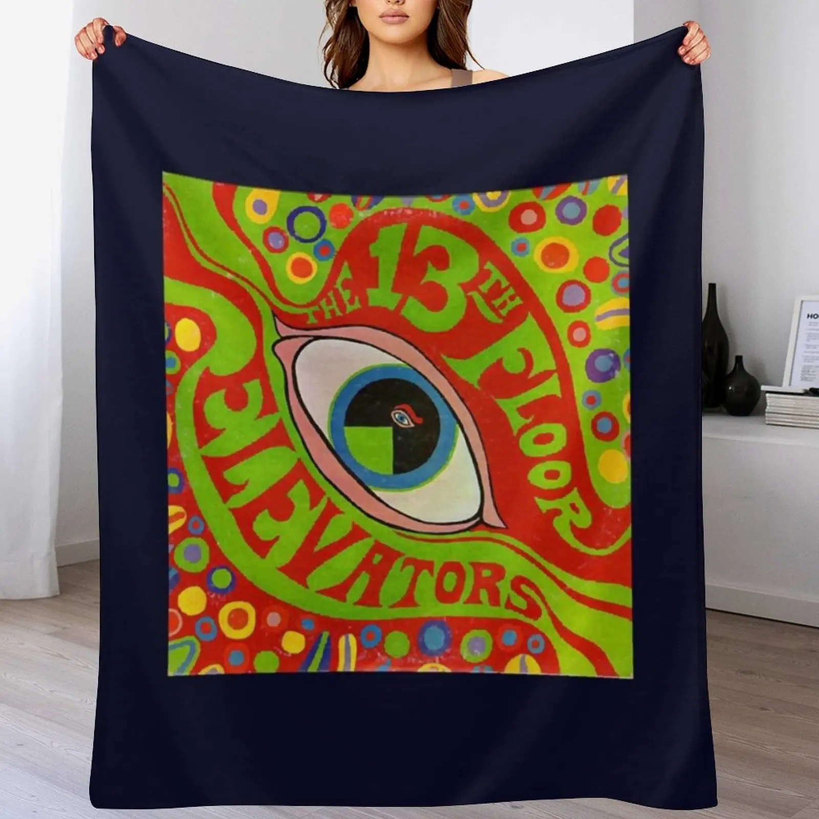 

The 13th Floor Elevators The Psychedelic Sounds Of The 13th Floor Elevators Throw Blanket Thermals For Travel Blankets