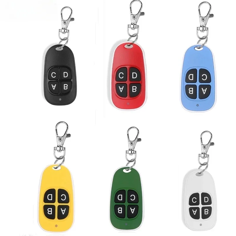 433MHz Garage Door Remote Control 4 Keys Copy Universal Remote Control Cloning Electric Gate Remote Controller Duplicator Key
