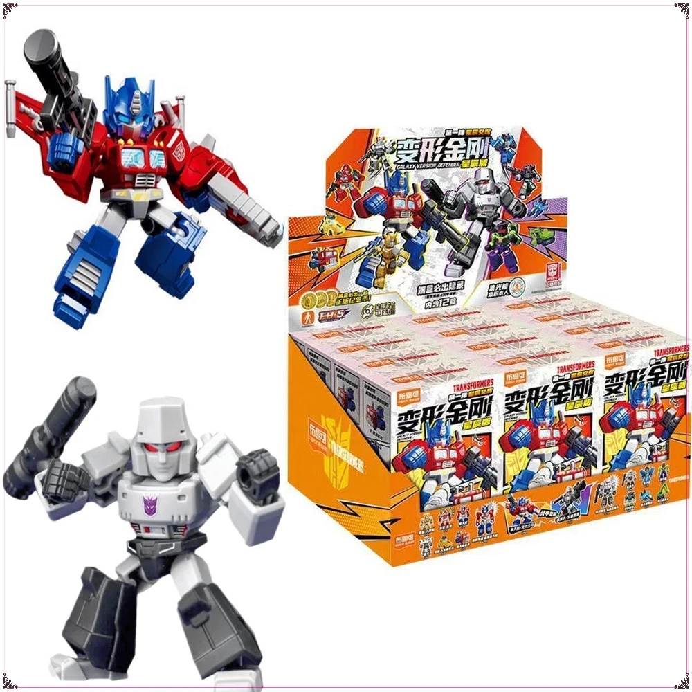 Blokees Transformers Optimus Prime Starry Edition First Bullet Action Figures เดสก์ท็อปตกแต่งอะนิเมะรุ่นของเล่นเด็กของขวัญ