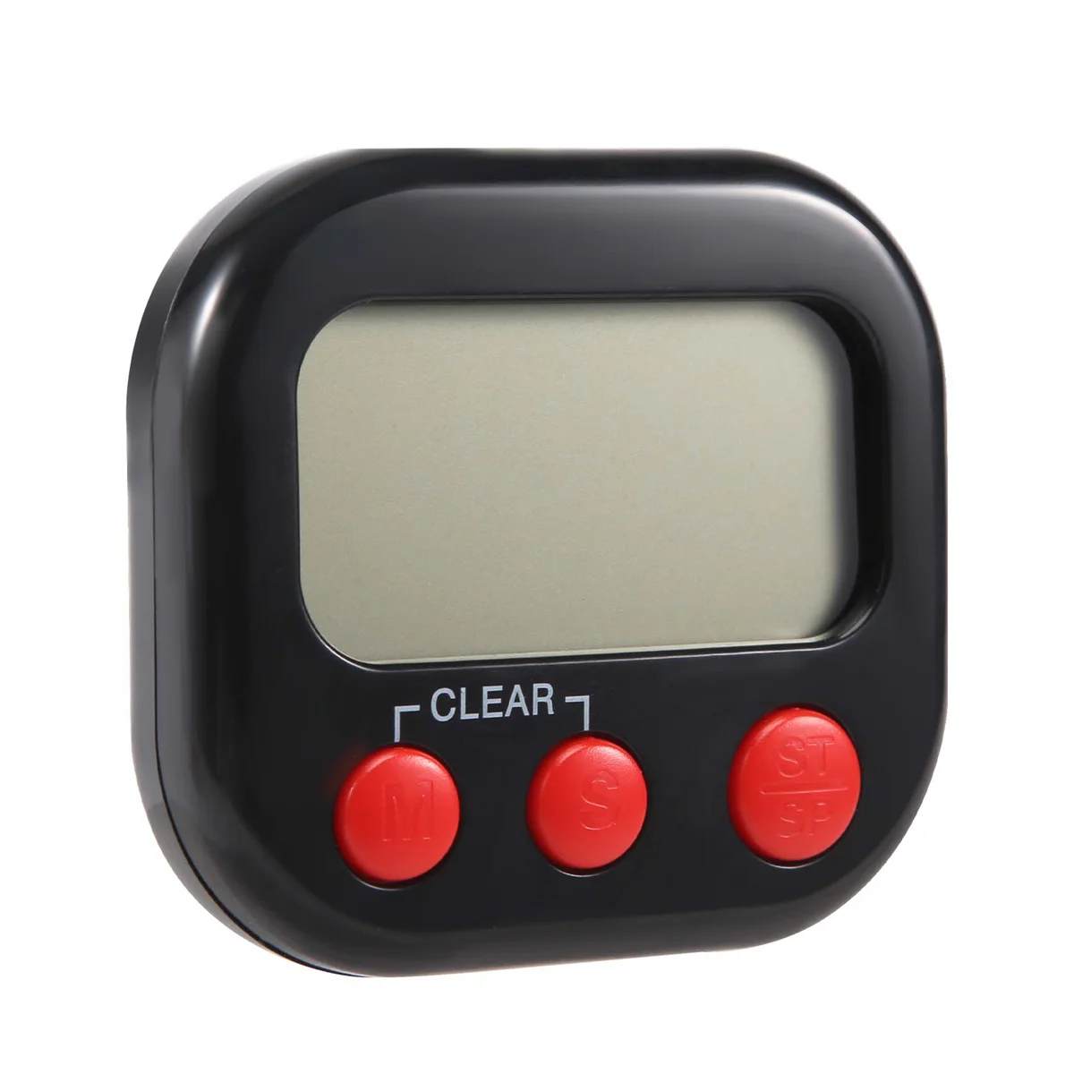 Kitchen Timer, Digital Visual Timer Magnetic Clock Stopwatch Countdown Timer, Large LCD Screen Display for Cooking