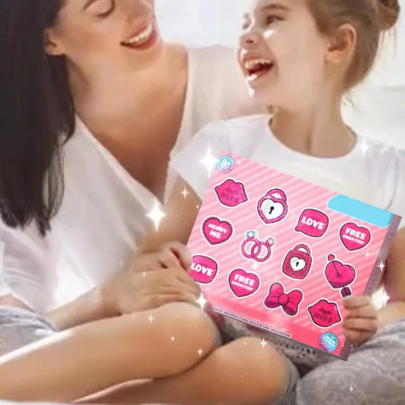 

Christmas Jewelry Advent Calendar Charm Bracelet Making Kit 12 Days Countdown Kit Parties Supplies Preschool Activities For