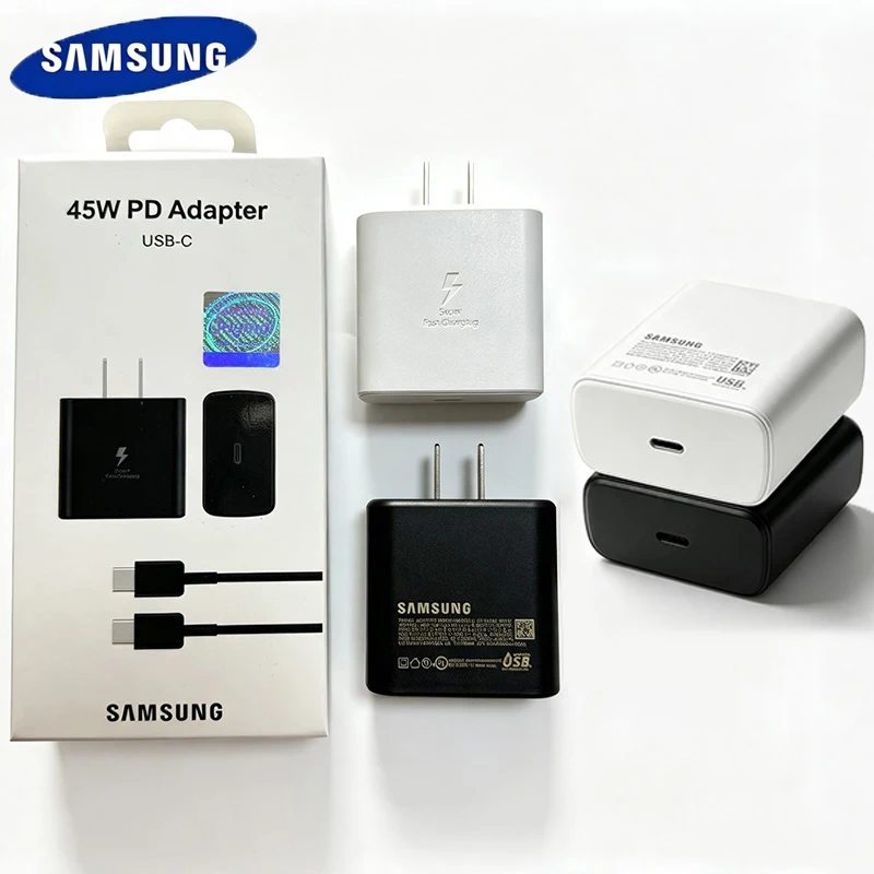 サムスン-45w-超急速充電器-pdアダプター-usタイプc-充電器-galaxy-s26-s25-fe-s24-ultra-s23-plus-a55-a56-m55-tab-s11-s10用