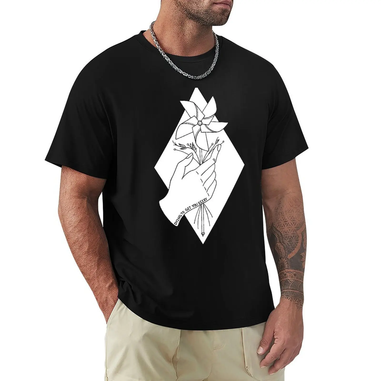 Turnover Dizzy on the Comedown Design T-Shirt Casual Trendy Short Sleeve T-Shirt
