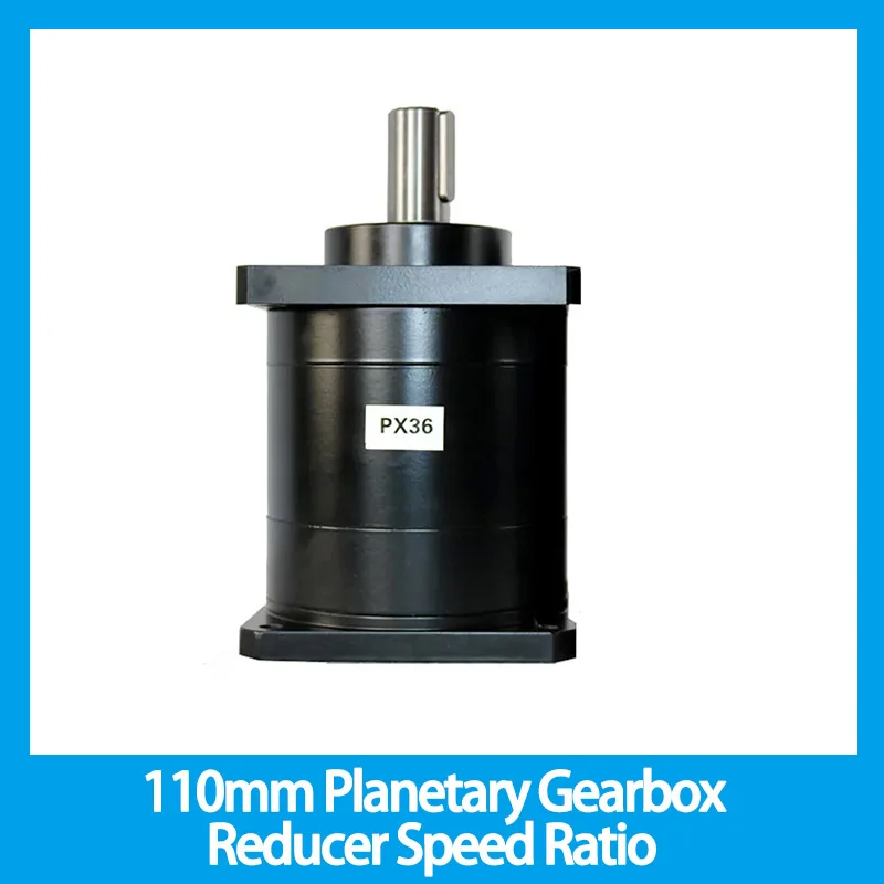 1pcs/Lot 110mm Planetary Gearbox Reducer Speed Ratio 64:1 96:1 144:1 216:1 for 110 Servo Motor