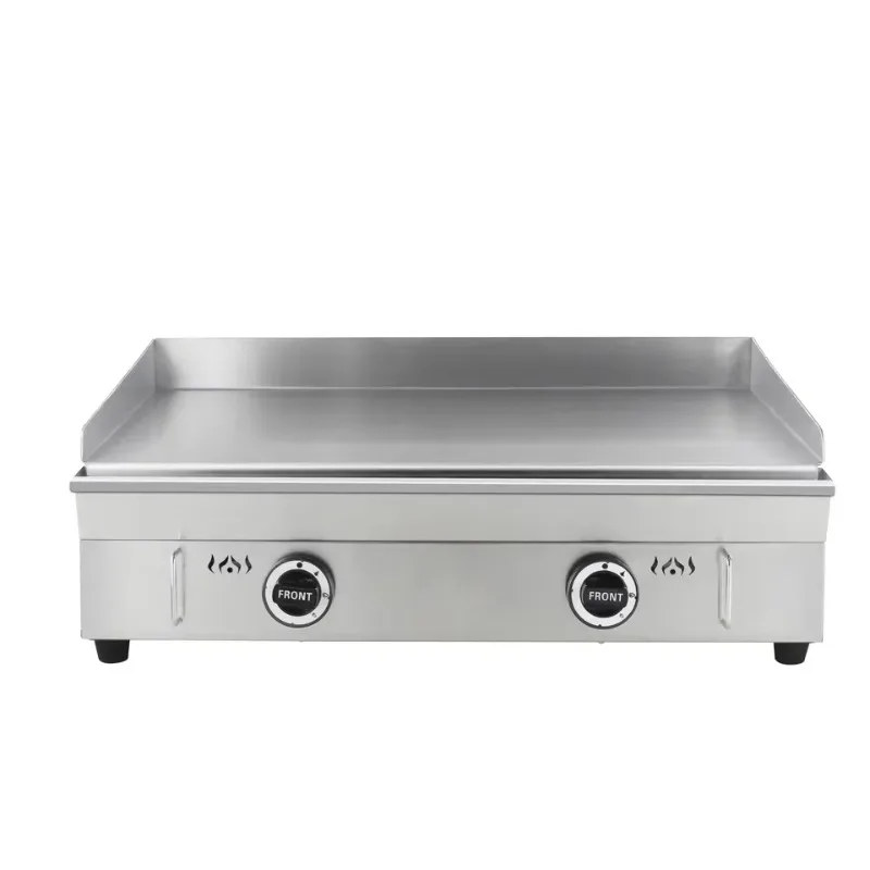 

Commercial Stainless Steel Flat Gas Burger Griddle Grill for Restaurant Equipment