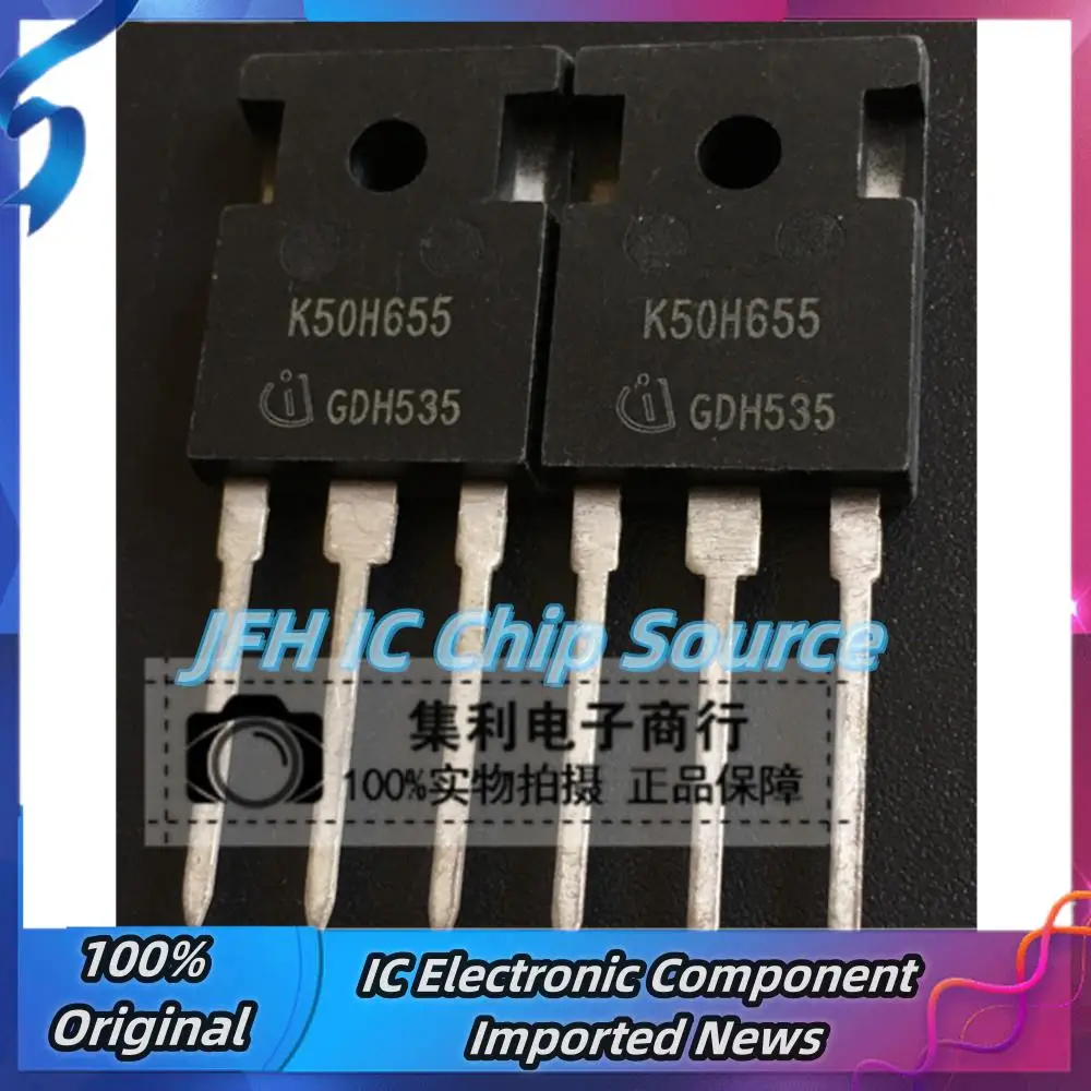 5PCS-10PCS K50H655 IKW50N65H5  600V 75A TO-247 Fast Shipping Stock