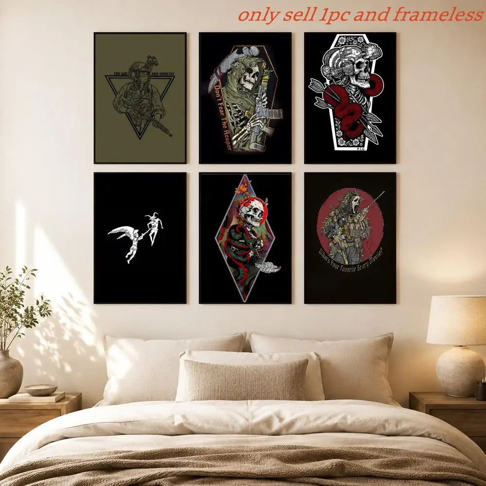 Military Enthusiasts Forward Observations Group Poster HD Home Sticky Wall Waterproof Home Living Room Bar Aesthetic Decor