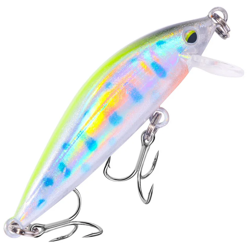 باس الصيد Lure5CM 3GMinnow Lua الطعم كريك كروشيان الكارب أسماك صغيرة العائمة مايكرو الطعم لصيد الأسماك اليوسفي الأسماك ، Snappe الأحمر