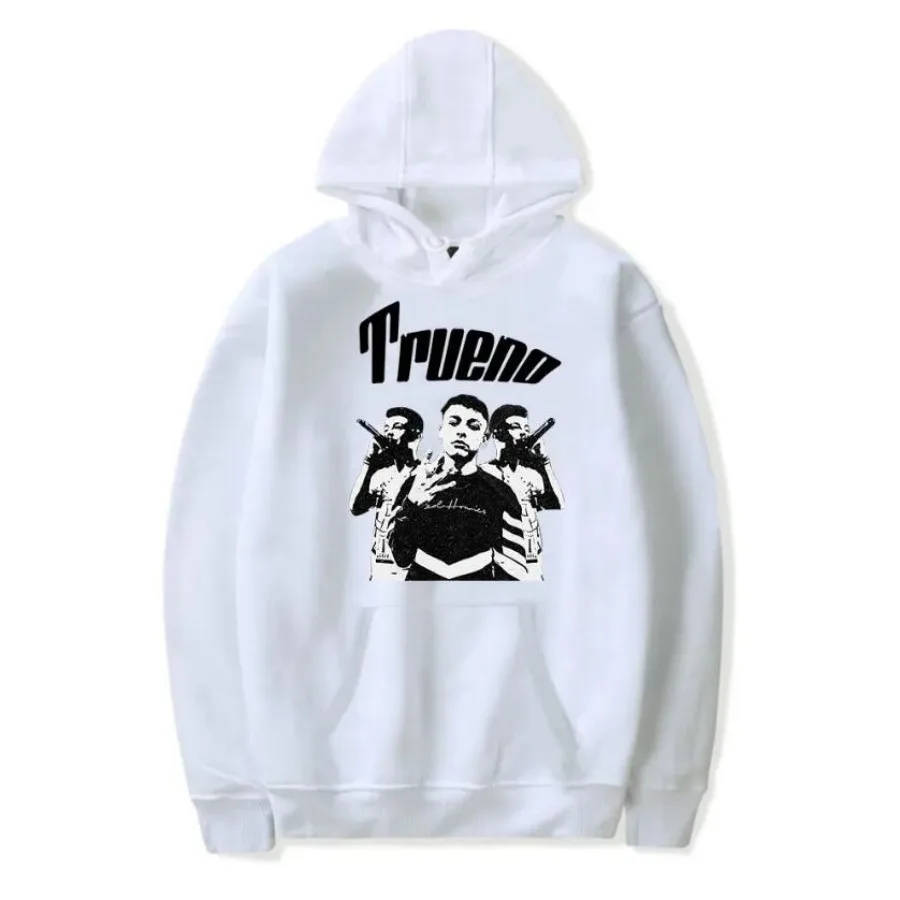 Trueno Merch-moletom com capuz grande para homens e mulheres, moletom Harajuku, streetwear anos 90, jaqueta hip-hop, pulôver de manga comprida