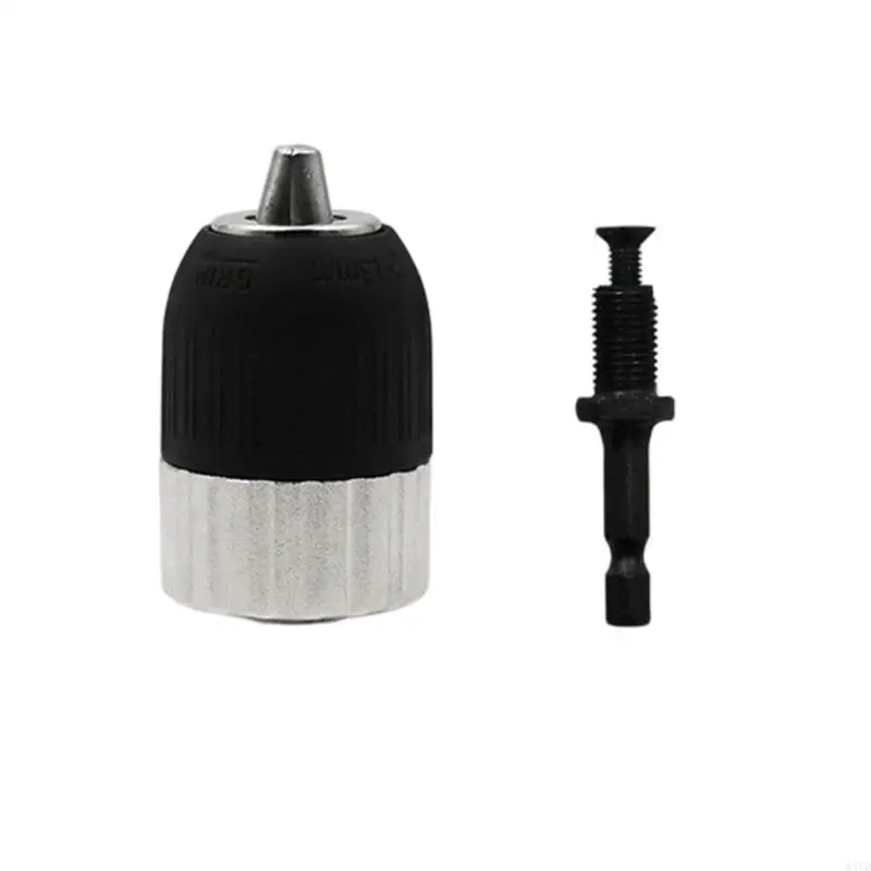 1.5-13Mm Electric Drill Adapter Locking Keyless Electric Drill Adapter Driver Tool Keyless Adapter Hexagonal Accessories M4YD