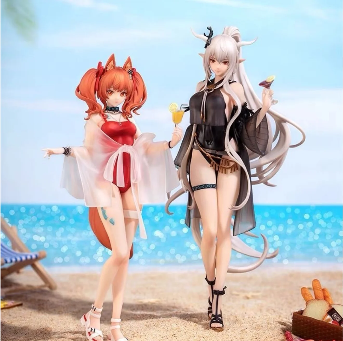 Tomorrow's Ark: Ornamentos Artesanais de Verão Angelina & The Shining - Modelo de Animação de Meninas de Anime