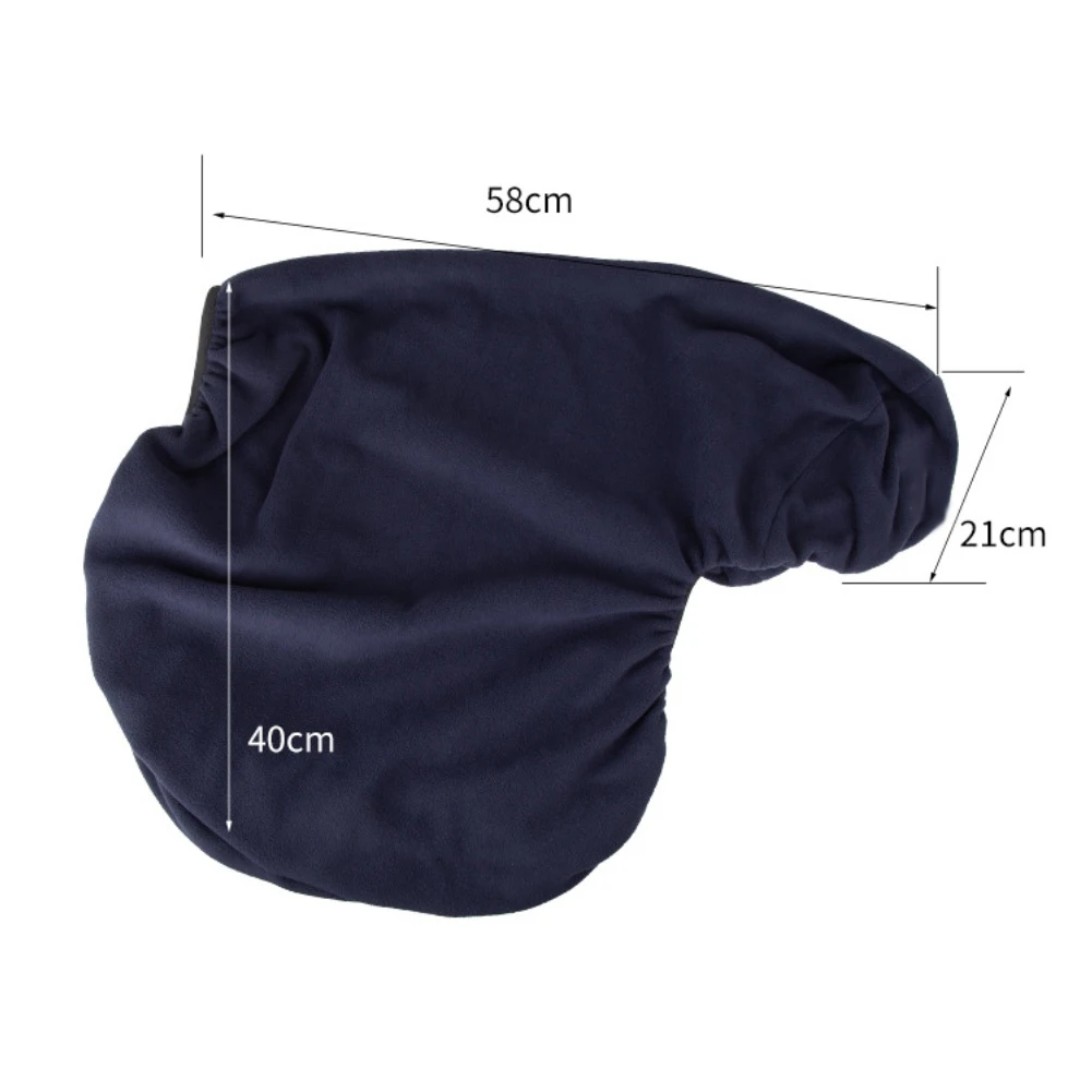 58×40×21cm Equestrian Saddle Cover Soft Lining Saddle Protection Black Equestrian Replace Lessons Practical Competitions Parts
