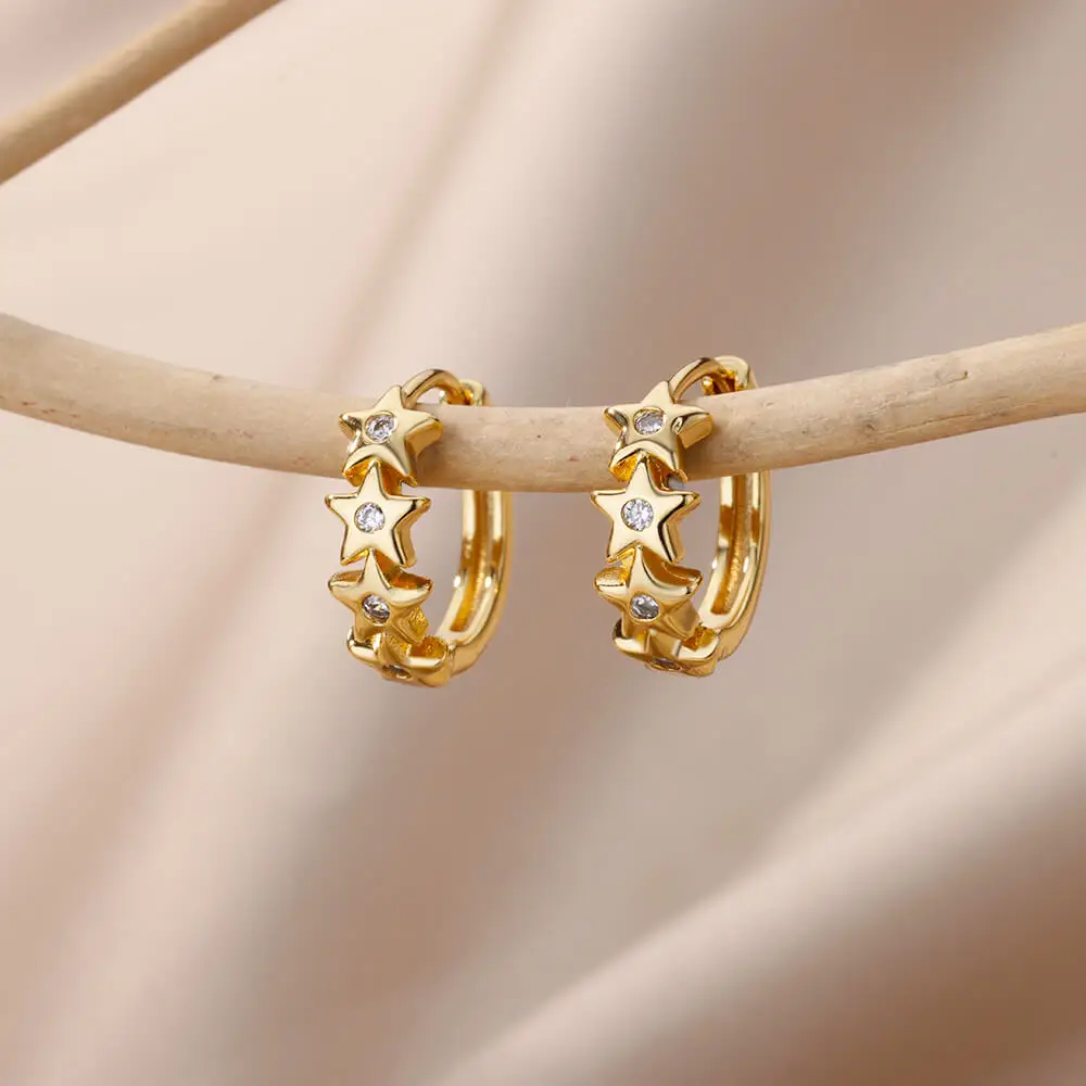 

Mini Hoop Earrings For Women Earrings Korean Fashion Ear Buckle Jewelry Accessories Gift